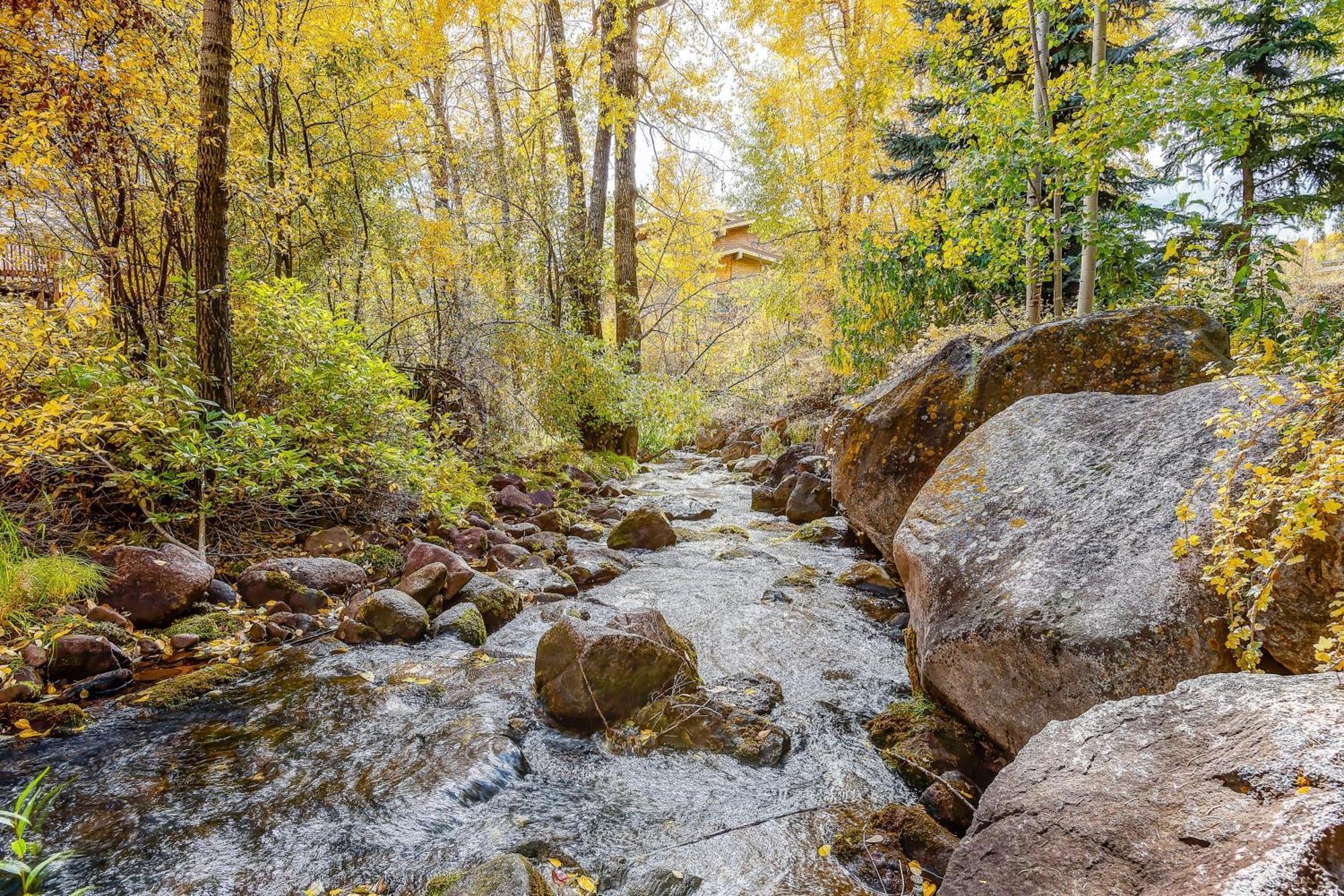 فيلا Peaceful Creek View From The Deck! Walk To Shuttle فيل المظهر الخارجي الصورة